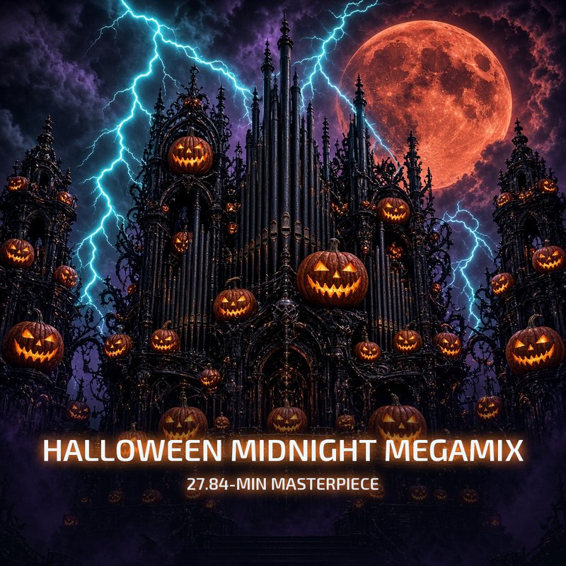 Halloween Midnight Megamix Masterpiece album artwork